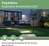 Paulmann 94546 Plug&Shine LED Pollerleuchte Ito horizontal IP65 3000K Anthrazit Bild 3