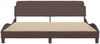 vidaXL Bettgestell "Dover" Braun 180x200 cm Kunstleder 373240 Bild 4