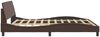 vidaXL Bettgestell "Dover" Braun 180x200 cm Kunstleder 373240 Bild 5