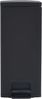 vidaXL Mülleimer mit Pedal Anti-Fingerabdruck 30 L Schwarz Edelstahl 149573 Bild 3