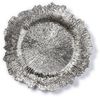MAGIC by Inge Dekoteller, Dekoteller 33cm Kunststoff mit Rillen - Silber metallic Bild 2