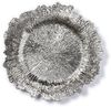 MAGIC by Inge Dekoteller, Dekoteller 33cm Kunststoff mit Rillen - Silber metallic Bild 3