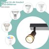 ZMH LED Deckenstrahler 2 Flammig Schwarz Wohnzimmer Deckenleuchte Verstellbar Strahler GU10 Strahler Moderne Lampe Bild 4