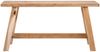 House Nordic Bank, Teakholz, natur, 90x25x45 cm Bild 2