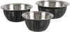 Premium Sieb Schüssel Set Edelstahl – Küchensieb, Nudelsieb, Durchschlag Sieb Schüsseln – 3-teilig für Kochen & Backen Bild 2