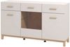Home affaire Sideboard Essex, Kommode, Kombikommode, Anrichte, Schrank, Modernes Sideboard: Kaschmir-Dekor, 3 Türen & 2 Schubladen Bild 3