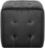 vidaXL Nachttische 2 Stk. Schwarz 30×30×30 cm Samtstoff 249018 Bild 3
