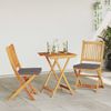 vidaXL Garten Bistro Set 3 pcs Braun Massivholz Akazie 42000952 Bild 4