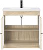 vidaXL Badezimmermöbel-Set Sonoma-Eiche 56 x 37,5 x 81 cm 3404126 Bild 3