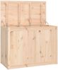 vidaXL Wäschetruhe 88,5x44x66 cm Massivholz Kiefer 823569 Bild 2