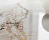 Esstisch Edge 200-300x100 Keramik Minas Melange Weiß-Beige Spider Flachstahl Schwarz ausziehbar Bild 4