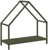 vidaXL Brennholzregal Olivgrün 60x25x60 cm Kaltgewalzter Stahl 864306 Bild 2
