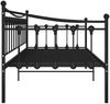 vidaXL Schlafsofa Bettgestell Schwarz Metall 90x200 cm 324755 Bild 5