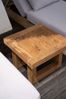 Der Beistelltisch Aus Recyceltem Teakholz - Natur Bild 4