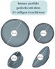 PURE LIVING INTERIOR DESIGN Geschirr-Set Steingut Geschirrset 6 Personen Rustic 24 tlg. TESTSIEGER, Hochwertige (24-tlg), 6 Personen, Steingut, Authentischer Landhausstil, Reaktive Glasur – jedes Stück ein Unikat,… Bild 3