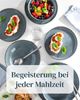 PURE LIVING INTERIOR DESIGN Geschirr-Set Steingut Geschirrset 6 Personen Rustic 24 tlg. TESTSIEGER, Hochwertige (24-tlg), 6 Personen, Steingut, Authentischer Landhausstil, Reaktive Glasur – jedes Stück ein Unikat,… Bild 4