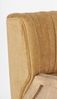 Sessel Naviro aus Stoff, moderner skandinavischer Stil mit Rattan-Details, senfgelb, gepolstert Bild 5