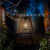 Lumineo LED Solarleuchte, Dauerlicht, warmweiß, Solar LED Pendellampe Outdoor 17,5cm Rattan-Optik Beige / Warmweiß Bild 3