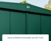 Hörmann Ecostar Metall-Gerätehaus Elegant mit Satteldach Typ 1, 108x238 cm , moosgrün, 2,6 m²,1-flüglige Tür Bild 4
