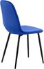 CLP Esszimmerstuhl Baxter Samt,blau Bild 5