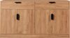 Sideboard Varkaus 75x140x40cm MDF Eichenoptik [en. casa] Bild 4