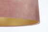 BPS Koncept 0E0-151-40 Hängeleuchte GLAMOUR Samtstoff auf PVC-Basis rosa, gold 1xE27 60W H:102 Ø40cm dimmbar Bild 5
