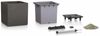 LECHUZA Pflanzgefäß CANTO Stone 30 Low ALL-IN-ONE Graphitschwarz 442073 Bild 3