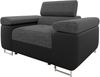 Sofa Torezio I mit Einstellbare Kopfstützen (Soft 011 + Lux 06) Bild 1