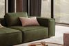 KAWOLA Sofa CARMO 3-Sitzer Leder olivgrün 68 x 118 x 266 cm Bild 5