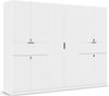 rauch Kleiderschrank, Drehtürenschrank TICAO, 10-türig, 2 Schubkästen, inkl. Türdämpferset, Alpinweiß, 271 x 210 x 54 cm Bild 3