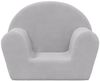 vidaXL Kindersofa Hellgrau Weich Plüsch 356981 Bild 3