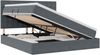 vidaXL Bett mit Stauraum und LED mit LED Dunkelgrau 160 x 200 cm Samt 3372796 Bild 2