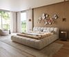 Polsterbettgestell Cutio 180x200 cm Webstoff Soft Beige Bild 1