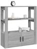 vidaXL Sideboard Grau Sonoma 80x30x90 cm Holzwerkstoff 819466 Bild 5