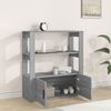 vidaXL Sideboard Grau Sonoma 80x30x90 cm Holzwerkstoff 819466 Bild 3