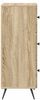 vidaXL Schubladenschrank Sonoma-Eiche 33 x 34,5 x 90 cm Holzwerkstoff 895537 Bild 5