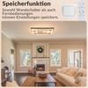 ZMH LED Deckenleuchte Dimmbar Holz Deckenlampe: 2/3-Ringen WohnzimmerlampeLED fest integriert, 3000-6500K, Schwarz Deckenbeleuchtung mit Fernbedienung Design Bild 4