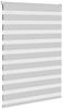 vidaXL Doppelrollo Hellgrau 110x150 cm Stoffbreite 105,9 cm Polyester 4014445 Bild 3