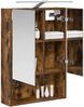 vidaXL Badezimmerspiegelschrank Geräucherte Eiche 50 x 14,5 x 70 cm 889211 Bild 3