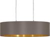 Eglo 31614 Hängeleuchte Maserlo Textil cappuccino, gold E27 2X60W L:78 H:110cm dimmbar Bild 5