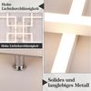 ZMH LED Deckenleuchte Wohnzimmer Dimmbar 36/48W Modern Deckenlampe mit Fernbedienung, Augenschutz, Einfache Installtion, LED fest integriert, 3000-6500K, Dimmbar Geometrisch Deckenbeleuchtung für Schlafzimmer Bild 4