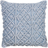 Kissen 2er Set Geometrisches Muster GOREME Bouclé 45 x 45 cm Blau Bild 4
