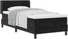 vidaXL Boxspringbett mit Kopfteil Schwarz 190 x 90 cm Samt 3341446 Bild 2