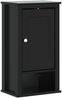 vidaXL Bad-Wandschrank BERG Schwarz 40x27x71,5 cm Massivholz Kiefer 358549 Bild 2