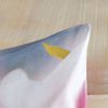 Kissen Deko von Lysel - rosa Blume Magnolie 50x50 Polyester kissenbezug Dekokissen Bild 2