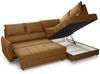 Ecksofa Schlafsofa Sofa MARNO in Stoff Chill Me Honiggelb Ottomane Rechts Bild 4