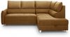 Ecksofa Schlafsofa Sofa MARNO in Stoff Chill Me Honiggelb Ottomane Rechts Bild 2