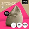 Lumaland 'Luxury XL Plus' Sitzsack, Beige, Polyester, 120 l Bild 2