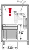 Hailo Abfallsammler 3644732 TR Swing Raumspar-Tandem-S 2x 8,5 + 12 Liter Bild 5