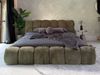 Compleo Polsterbett Cloud Bett, Bett mit gepolstertem Kopfteil ELVA (Chenille-Stoff), Schlafzimmer Bett modern, Doppelbett gepolstert, Wolkenbett Bild 3